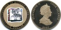 Продать Монеты Острова Кука 1 доллар 2007 Латунь
