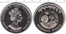 Продать Монеты Фолклендские острова 50 пенсов 2002 Медно-никель