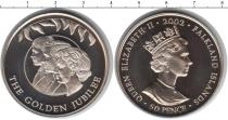 Продать Монеты Фолклендские острова 50 пенсов 2002 