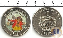 Продать Монеты Куба 1 песо 1995 Медно-никель