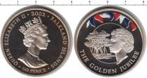 Продать Монеты Фолклендские острова 50 пенсов 2002 Медно-никель