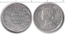 Продать Монеты Индия 1/4 рупии 1886 Серебро