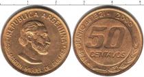 Продать Монеты Аргентина 50 сентаво 2000 