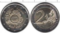 Продать Монеты Финляндия 2 евро 2002 Биметалл