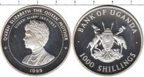 Продать Монеты Уганда 1000 шиллингов 1999 Серебро