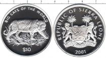 Продать Монеты Сьерра-Леоне 10 долларов 2001 Серебро