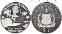 Продать Монеты Самоа 1 тала 1977 Серебро