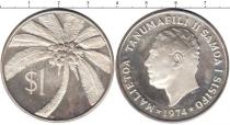Продать Монеты Самоа 1 тала 1974 Серебро