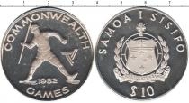 Продать Монеты Самоа 10 тала 1982 Серебро