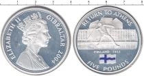 Продать Монеты Гибралтар 5 фунтов 2004 Серебро