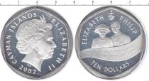 Продать Монеты Каймановы острова 10 долларов 2007 Серебро