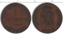 Продать Монеты Анхальт 1 пфенниг 1840 Медь