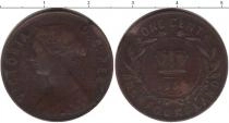 Продать Монеты Ньюфаундленд 1 пенни 1855 Медь