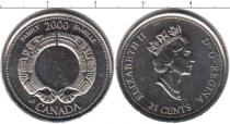 Продать Монеты Канада 25 центов 2000 