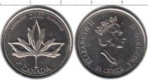 Продать Монеты Канада 25 центов 2000 