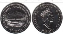 Продать Монеты Канада 25 центов 1992 