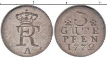 Продать Монеты Пруссия 3 пфеннига 1772 