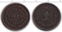 Продать Монеты Аргентина 1 десим 1822 Медь