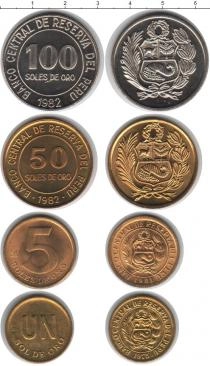 Продать Наборы монет Перу Перу 1975-1982 0 