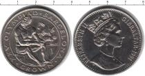 Продать Монеты Гибралтар 1 крона 1994 Медно-никель