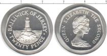 Продать Монеты Остров Джерси 25 пенсов 1982 Серебро