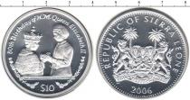 Продать Монеты Сьерра-Леоне 10 долларов 2006 Серебро