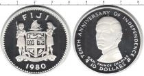 Продать Монеты Фиджи 10 долларов 1980 Серебро