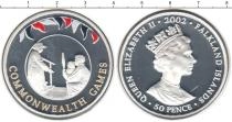 Продать Монеты Фолклендские острова 50 пенсов 2002 Серебро