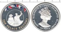 Продать Монеты Фолклендские острова 50 пенсов 2002 Серебро