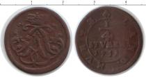 Продать Монеты Берг 1/4 стивера 1751 Медь