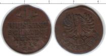 Продать Монеты Гослар 1 пфенниг 1734 Медь