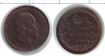 Продать Монеты Мальта 1/3 фартинга 1902 Медь