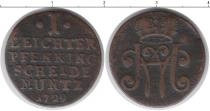 Продать Монеты Германия 1 пфенниг 1729 Медь