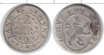 Продать Монеты Пфальц-Сульбах 2 крейцера 1744 