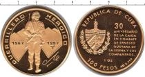 Продать Монеты Куба 100 песо 1997 Золото