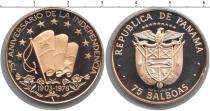Продать Монеты Панама 75 бальбоа 1978 Золото