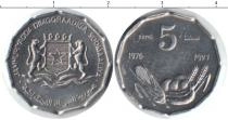 Продать Монеты Сомали 5 сентесим 1976 Алюминий