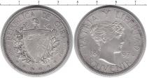 Продать Монеты Куба 1 песо 1897 Серебро
