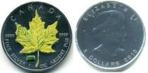 Продать Монеты Канада 5 долларов 2010 Серебро