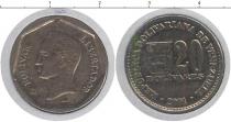 Продать Монеты Венесуэла 20 боливар 2001 Медно-никель