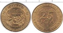 Продать Монеты КФА 25 франков 2006 
