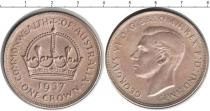 Продать Монеты Великобритания 1 крона 1937 Медно-никель