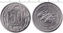 Продать Монеты КФА 50 франков 1963 Медно-никель