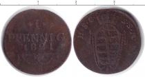 Продать Монеты Саксе-Кобург-Саалфельд 1 пфенниг 1821 Медь