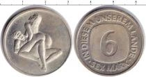 Продать Монеты ФРГ 6 секс марок 0 Медно-никель