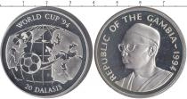 Продать Монеты Гамбия 20 долларов 1994 Серебро