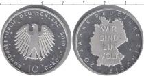 Продать Монеты ФРГ 10 евро 2010 Серебро