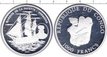 Продать Монеты Конго 1000 франков 2004 