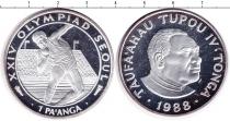 Продать Монеты Тонга 1 паанга 1988 Серебро
