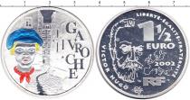 Продать Монеты Франция 1 1/2 евро 2002 Серебро